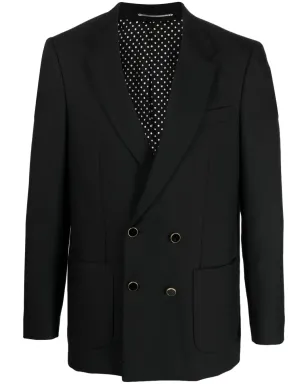PT Torino ダブルブレスト ウールブレザー - Black - サムネイル1