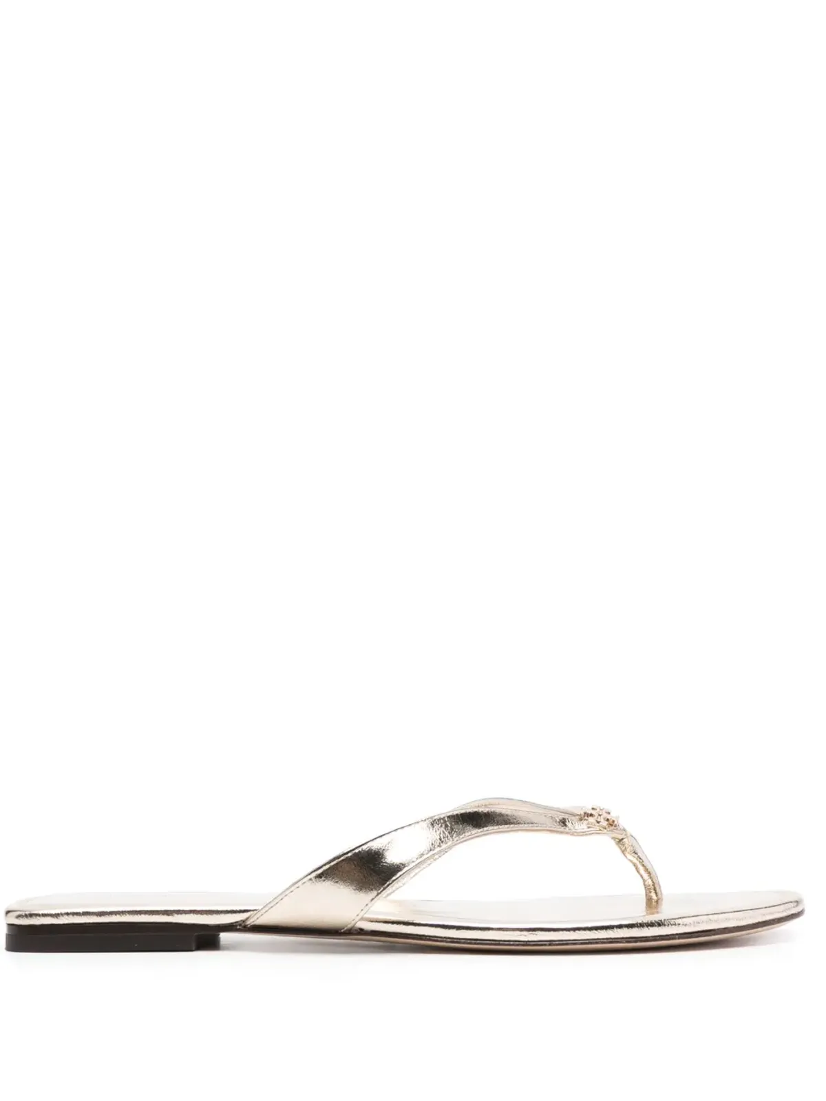 Tory Burch レザー フラット サンダル - 画像1