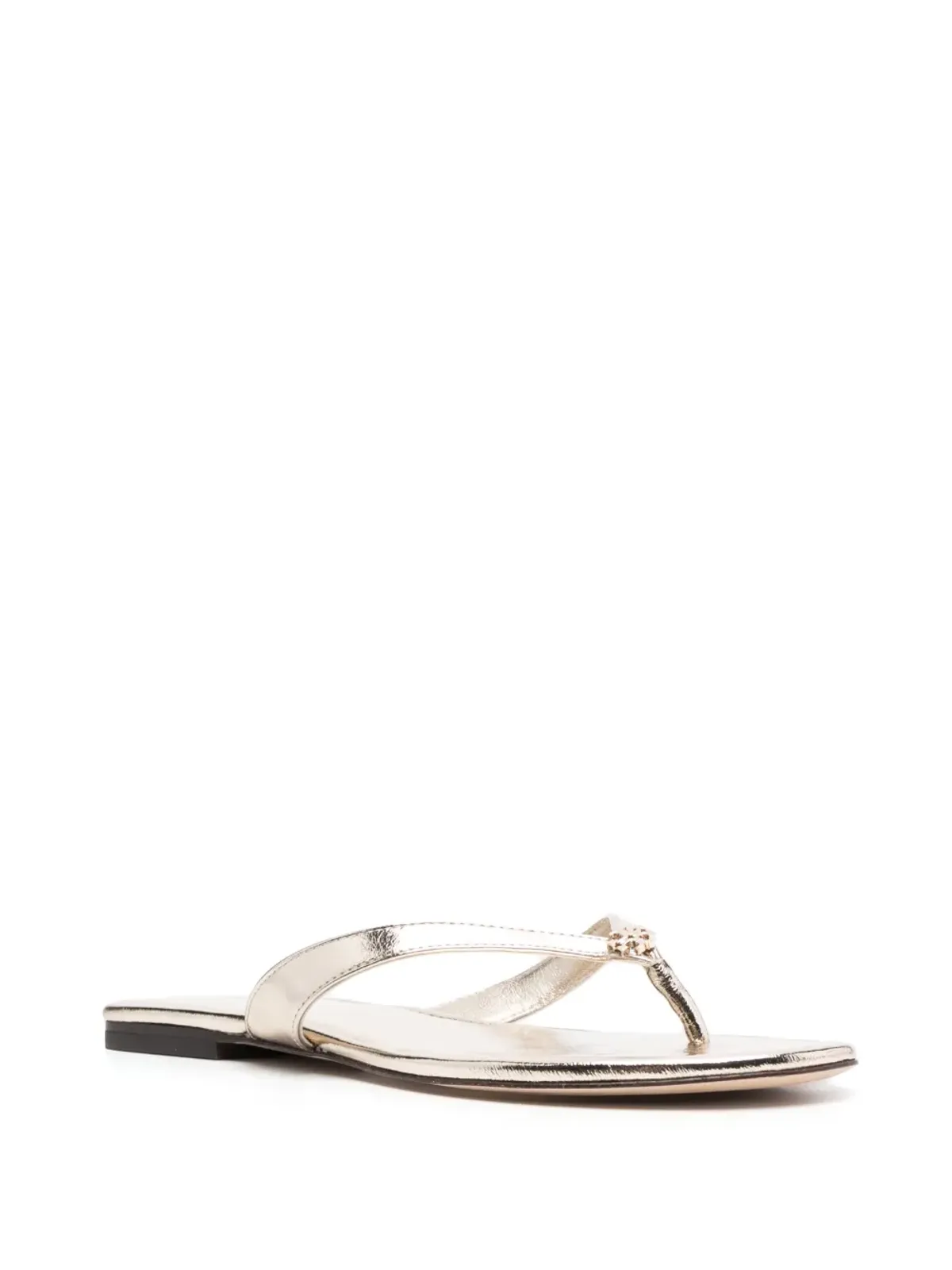 Tory Burch レザー フラット サンダル - 画像2