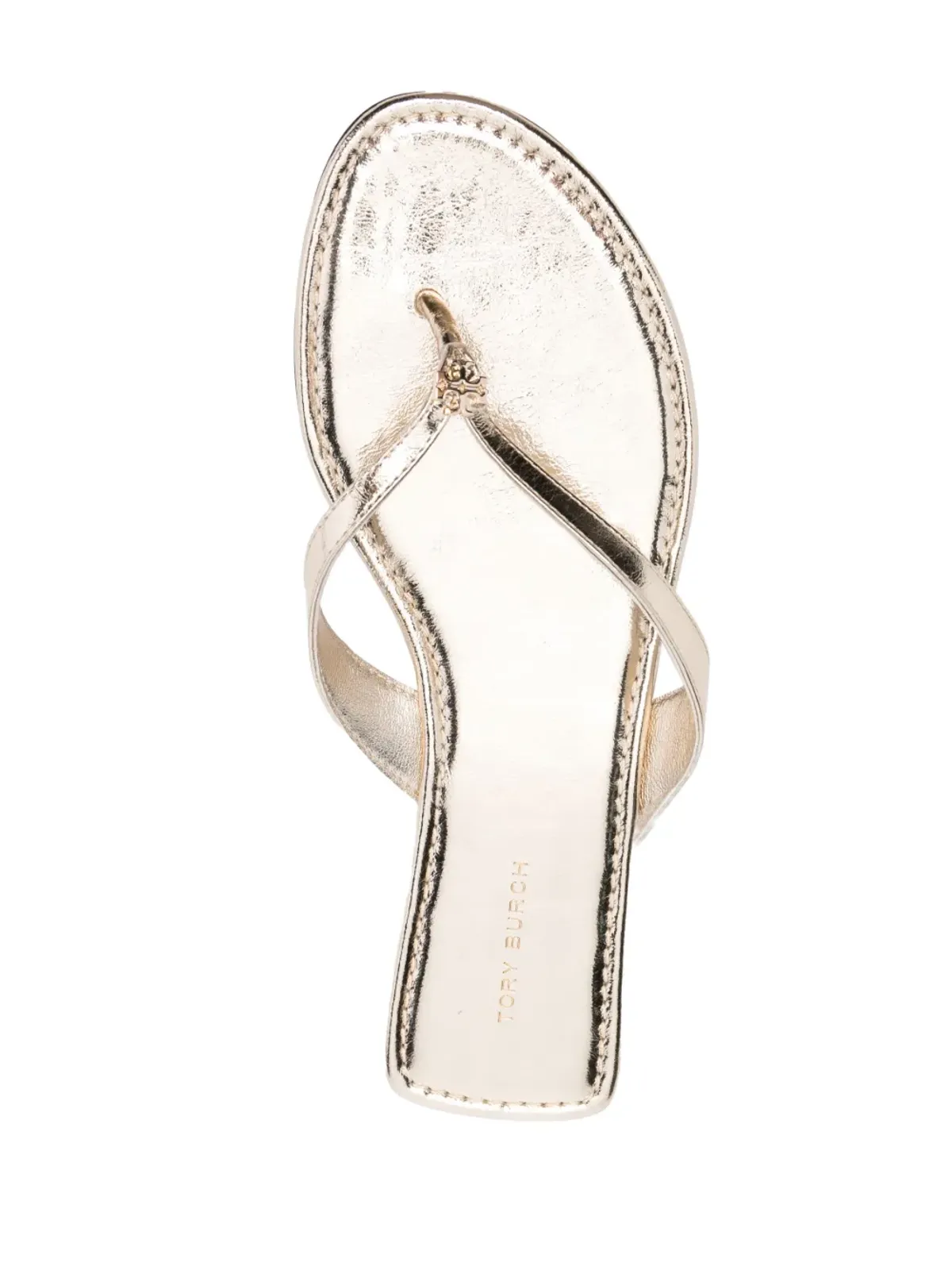 Tory Burch レザー フラット サンダル - 画像4