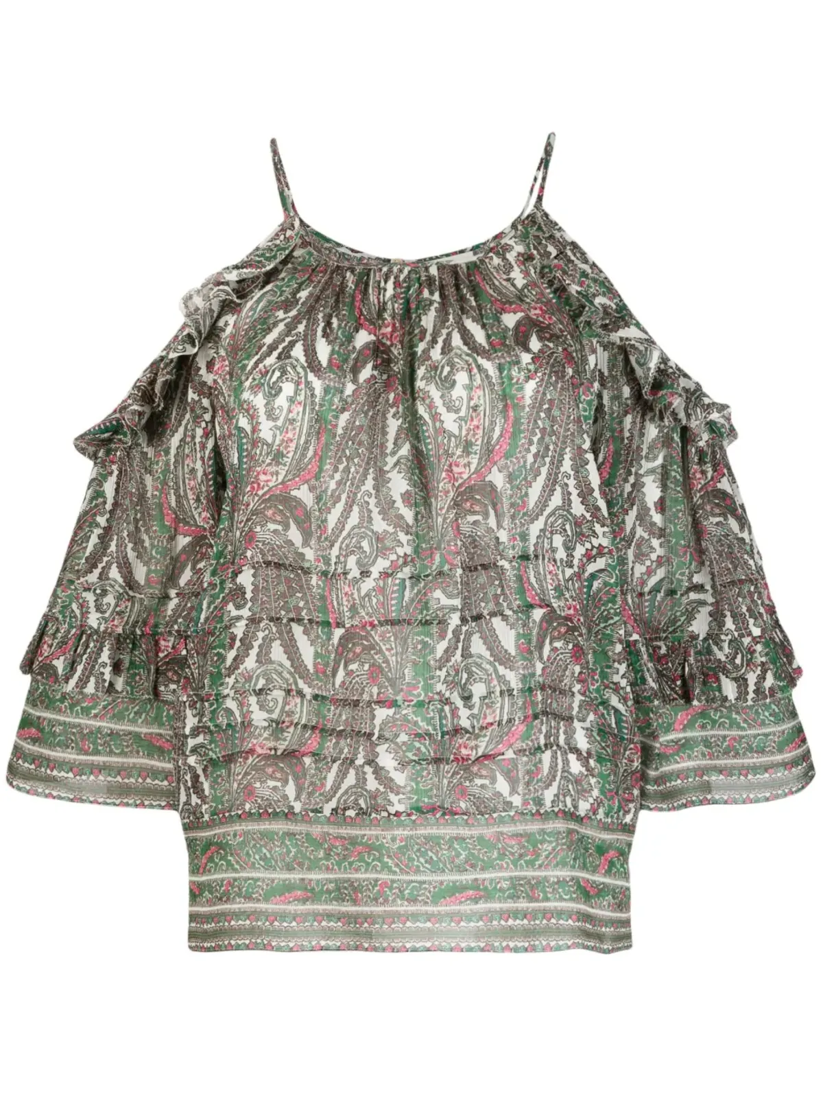 ISABEL MARANT Gabia グラフィックプリントトップ - 画像1