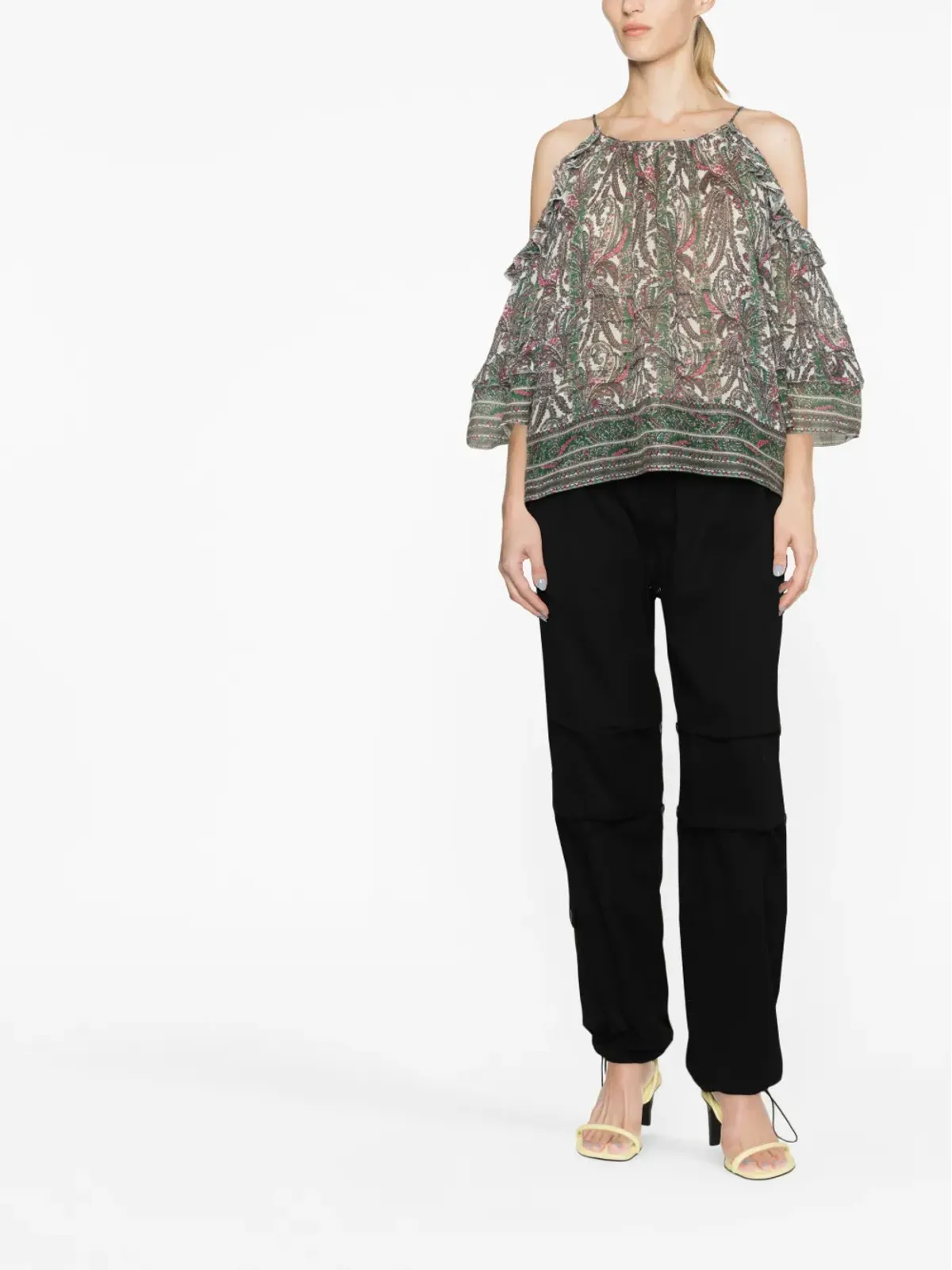 ISABEL MARANT Gabia グラフィックプリントトップ - 画像2