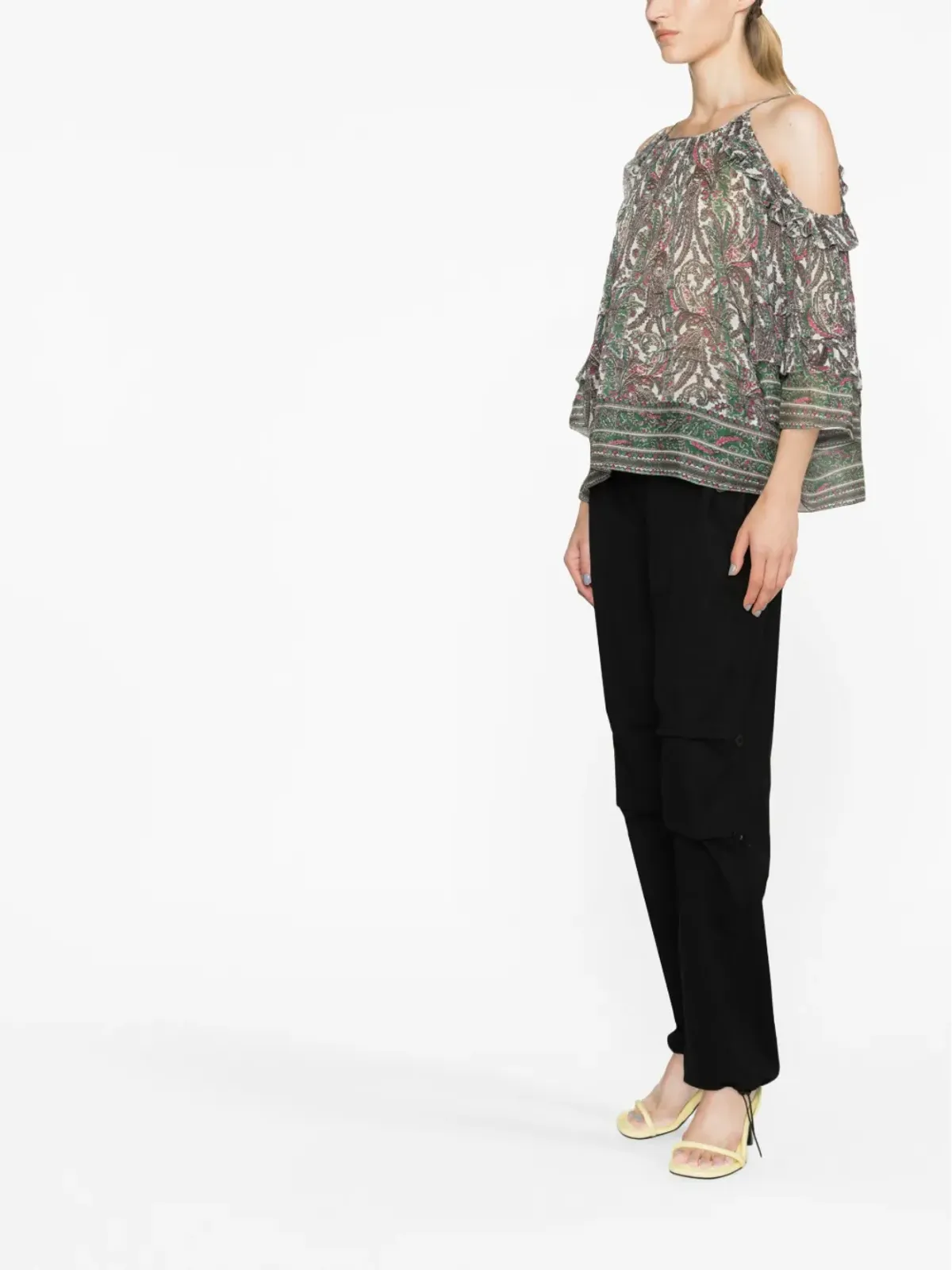 ISABEL MARANT Gabia グラフィックプリントトップ - 画像4