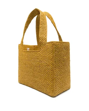 LOEWE フォント ラフィア トートバッグ - サムネイル3