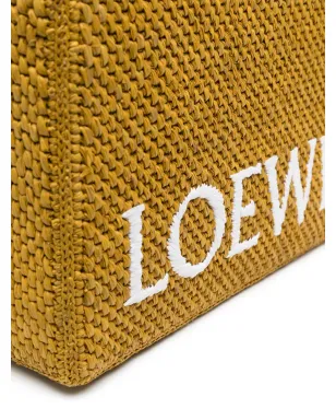 LOEWE フォント ラフィア トートバッグ - サムネイル4