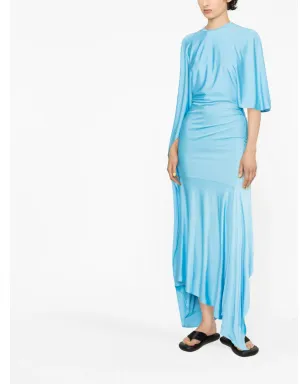 Stella McCartney ケープスリーブのアシンメトリーマキシドレス - サムネイル3