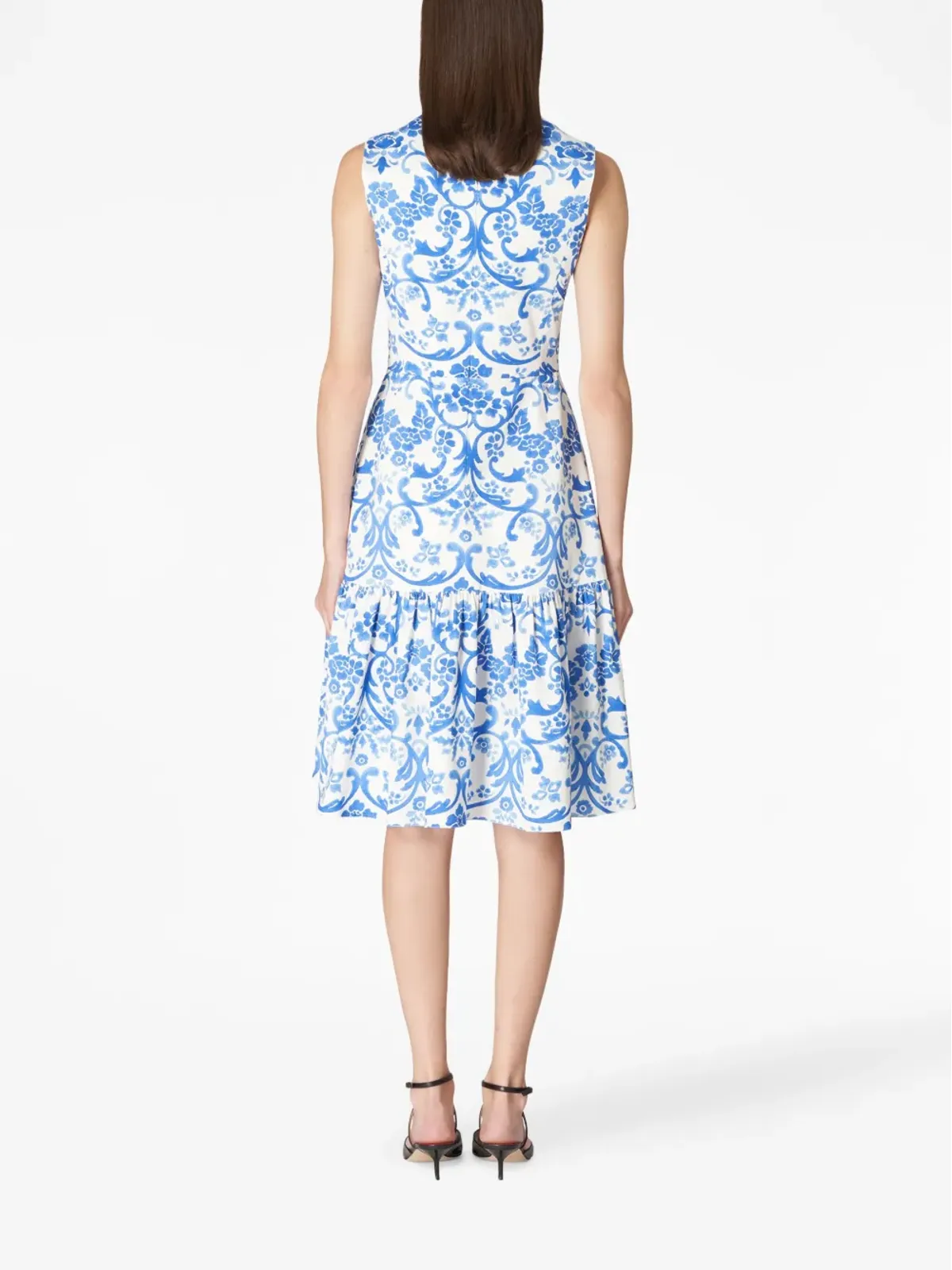 Carolina Herrera グラフィックプリント ノースリーブ ドレス - 画像3