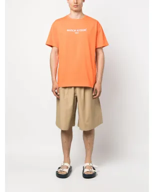Maison Kitsuné ワイドレッグ ドローストリングウエストショーツ（ニュートラルカラー） - サムネイル2