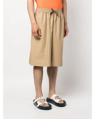 Maison Kitsuné ワイドレッグ ドローストリングウエストショーツ（ニュートラルカラー） - サムネイル3