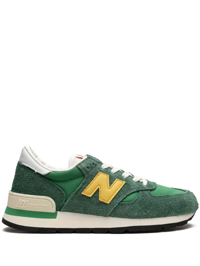 New Balance New Balance 990 V1 グリーン/ゴールド スニーカーの商品画像
