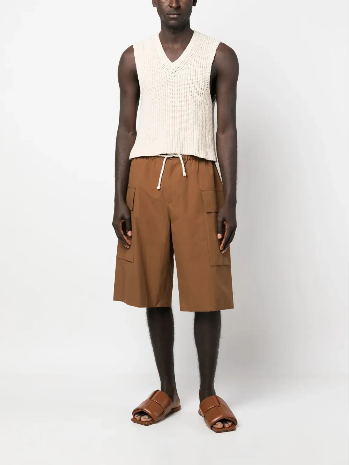 Jil Sander カーゴコットンショーツ - 画像2