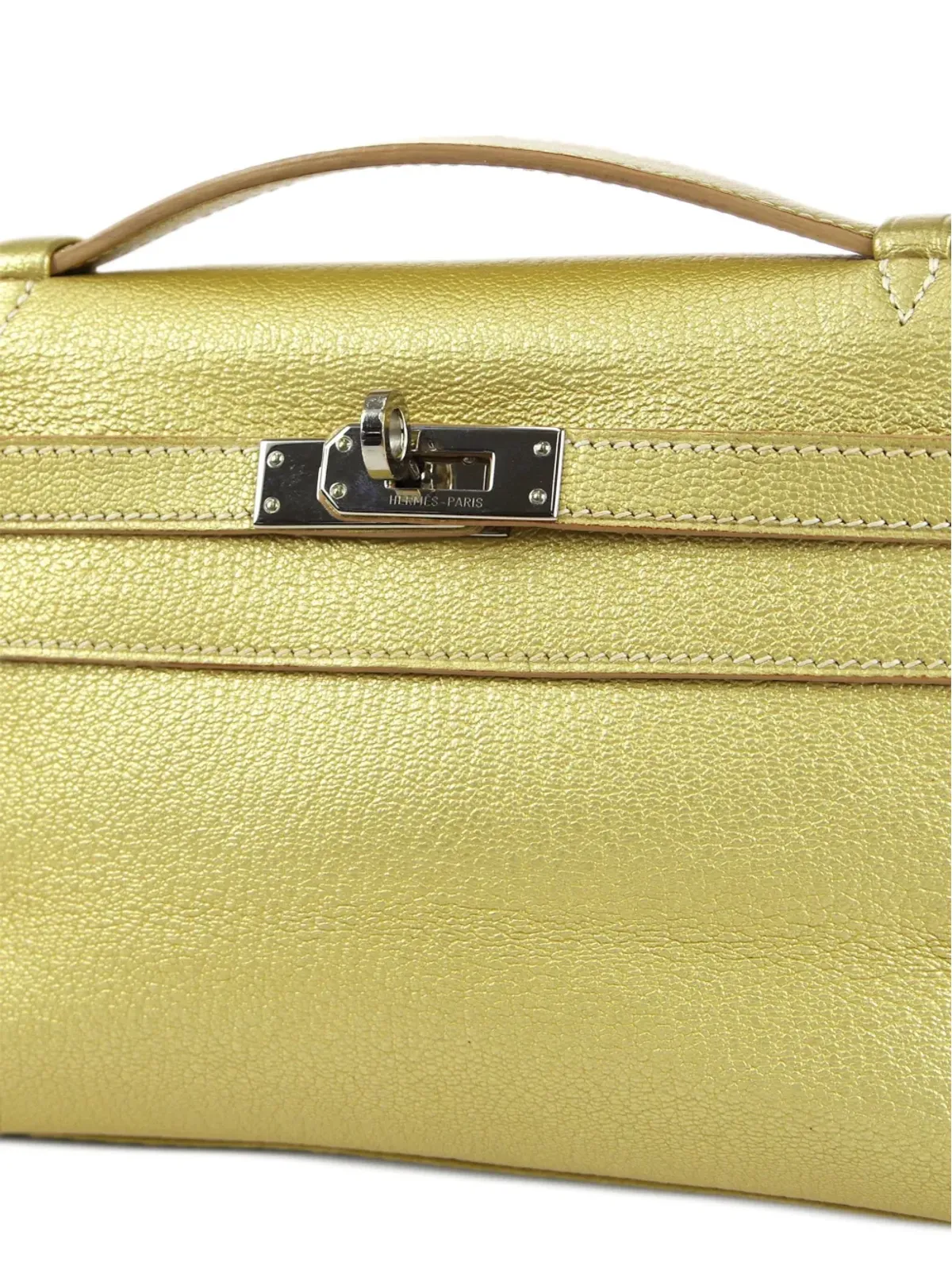 Hermès Vintage 2005 Kelly Cut clutch - Gold - 画像3