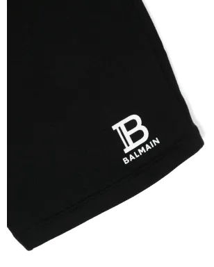 Balmain Kids ロゴウェストバンドショーツ - サムネイル3