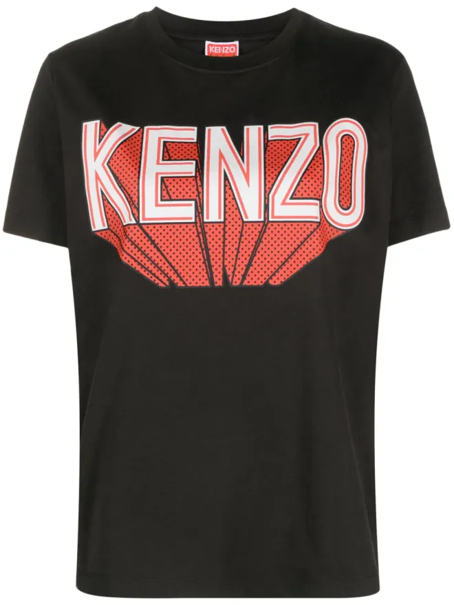 Kenzo Kenzo ロゴプリント半袖Tシャツ - ブラックの商品画像