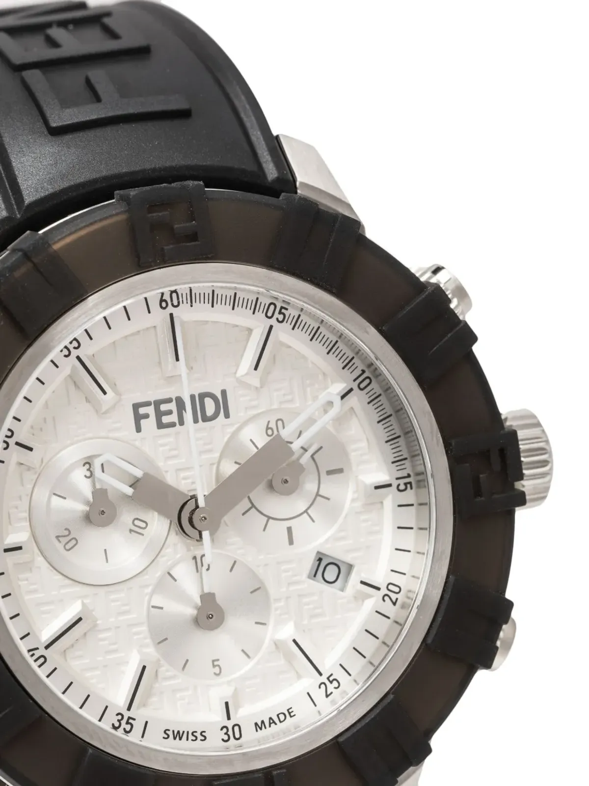 FENDI Fendastic クロノグラフ ウォッチ - ブラック - 画像3