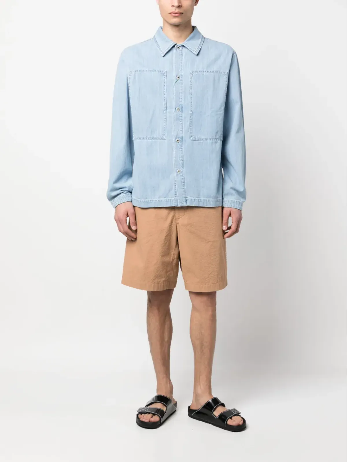 Kenzo パッチデザイン デニムシャツ - 画像2