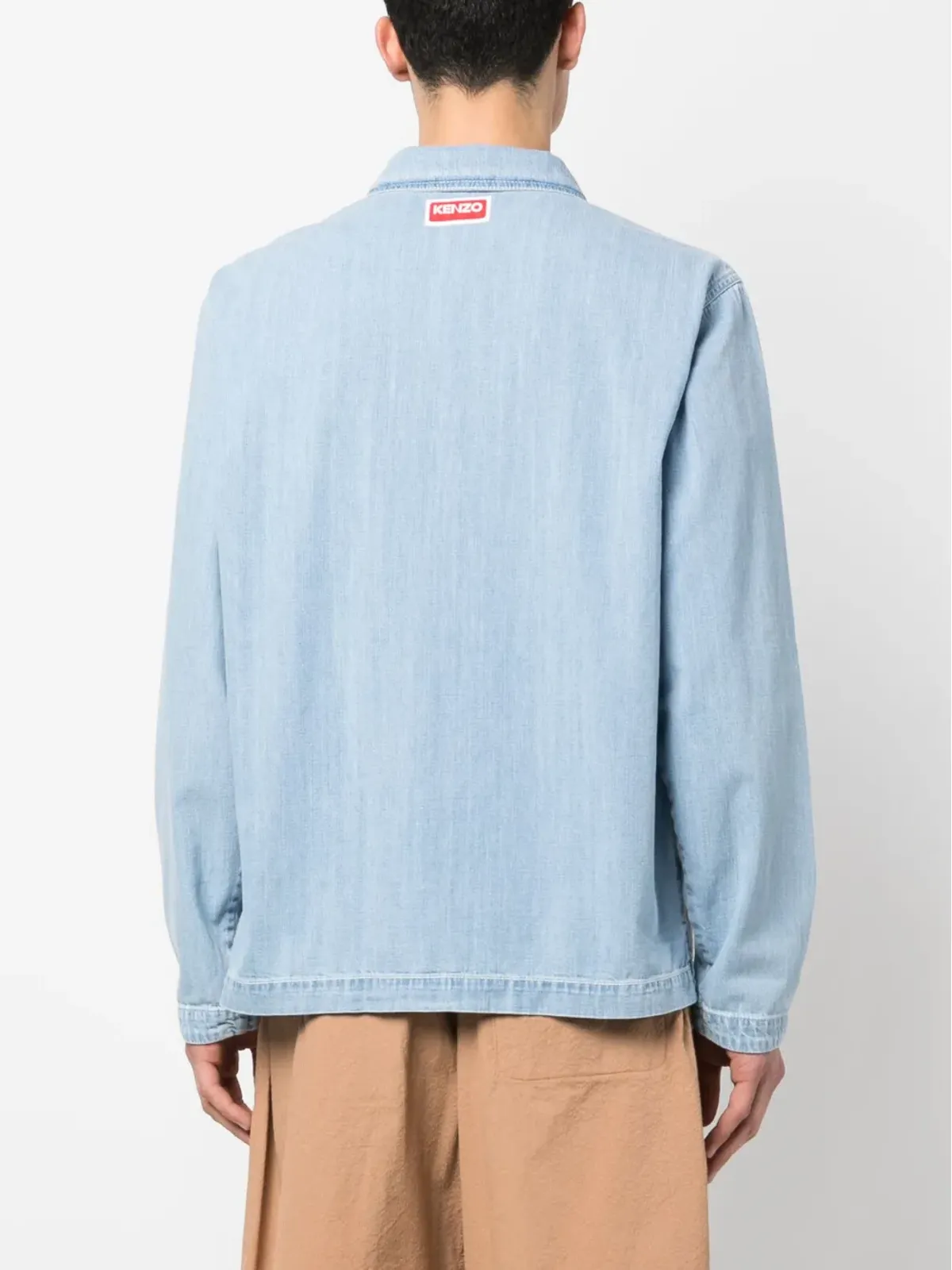 Kenzo パッチデザイン デニムシャツ - 画像4