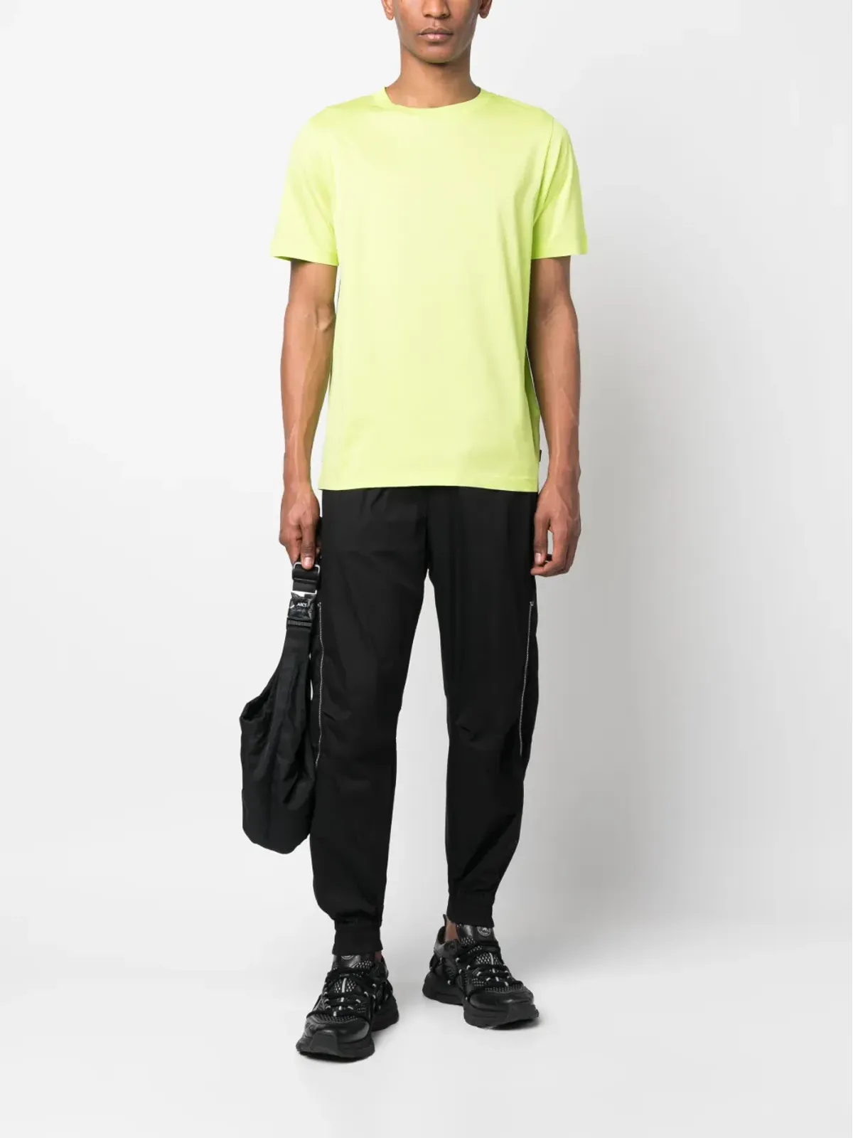 Stone Island Shadow Project ロゴプリント コットン Tシャツ - 画像2