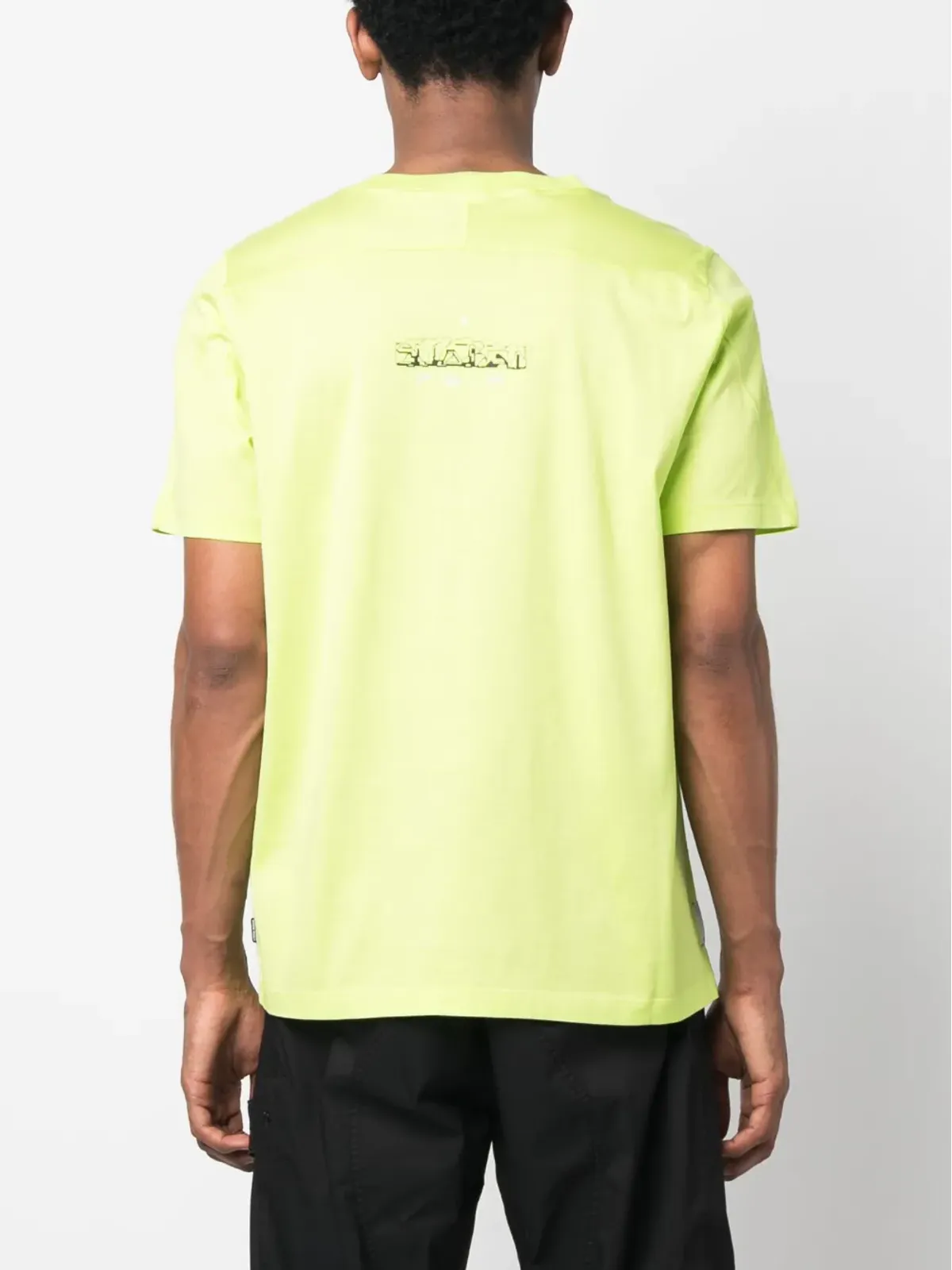 Stone Island Shadow Project ロゴプリント コットン Tシャツ - 画像4