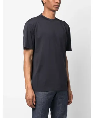 Loro Piana basic short-sleeved T-shirt - Blue - サムネイル3
