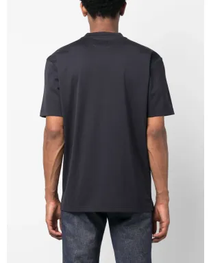 Loro Piana basic short-sleeved T-shirt - Blue - サムネイル4