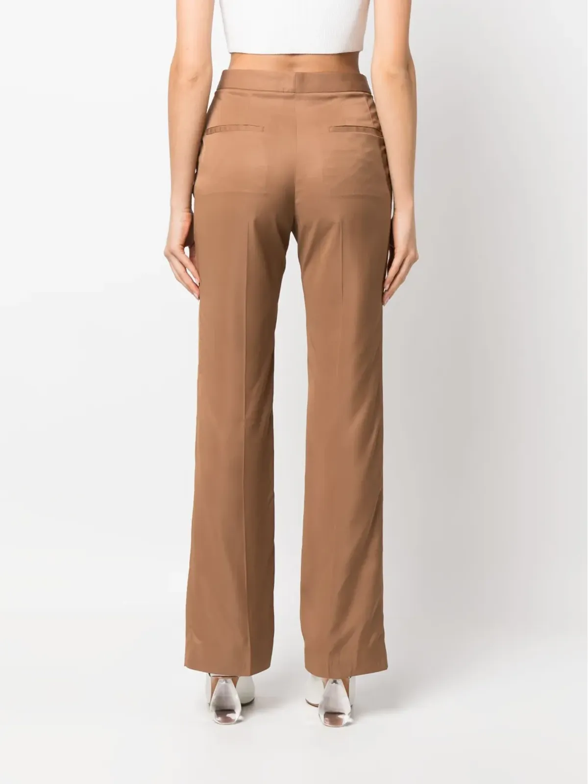Jil Sander フレアテーラードパンツ - 画像4