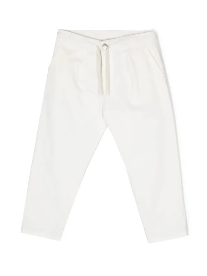 Emporio Armani Kids Emporio Armani Kids ドローストリングコットンパンツの商品画像