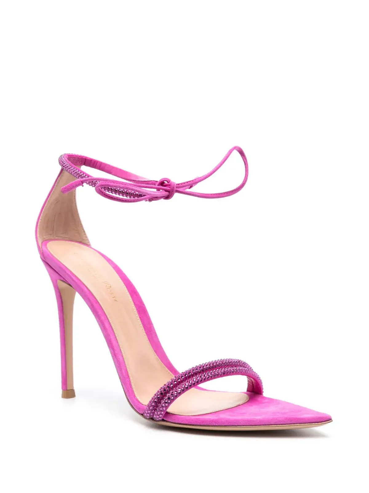 Gianvito Rossi モンテカルロ 115mm クリスタル装飾サンダル - 画像2