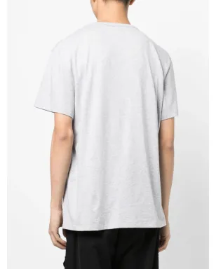 Alexander McQueen ロゴ刺繍コットンTシャツ - サムネイル4