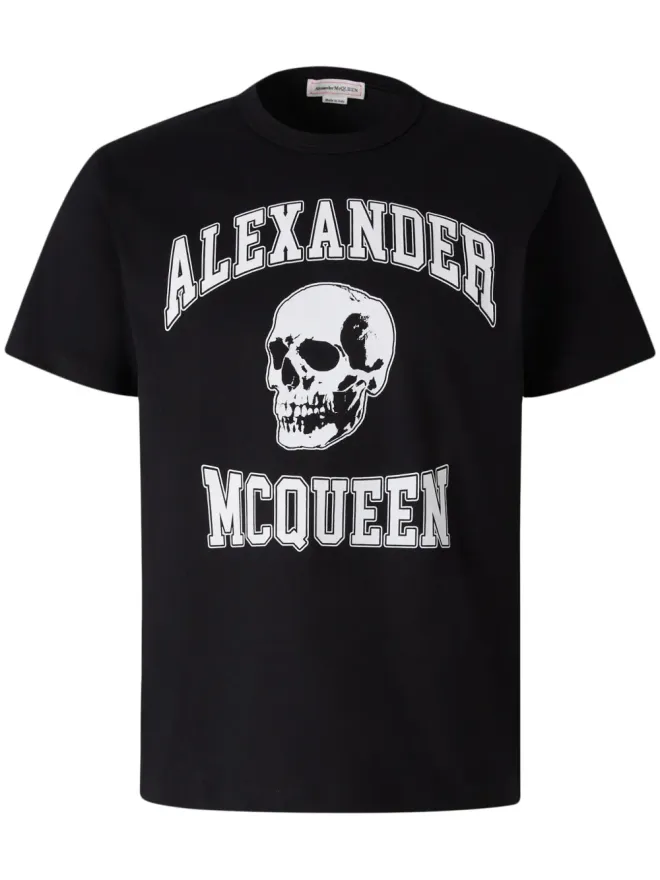 Alexander McQueen Alexander McQueen スカルロゴプリントTシャツの商品画像