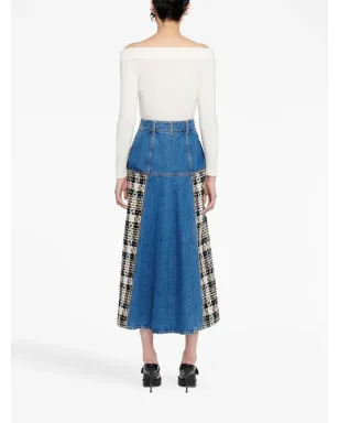 Alexander McQueen オフショルダー リブ編みトリム ジャンパー - サムネイル4