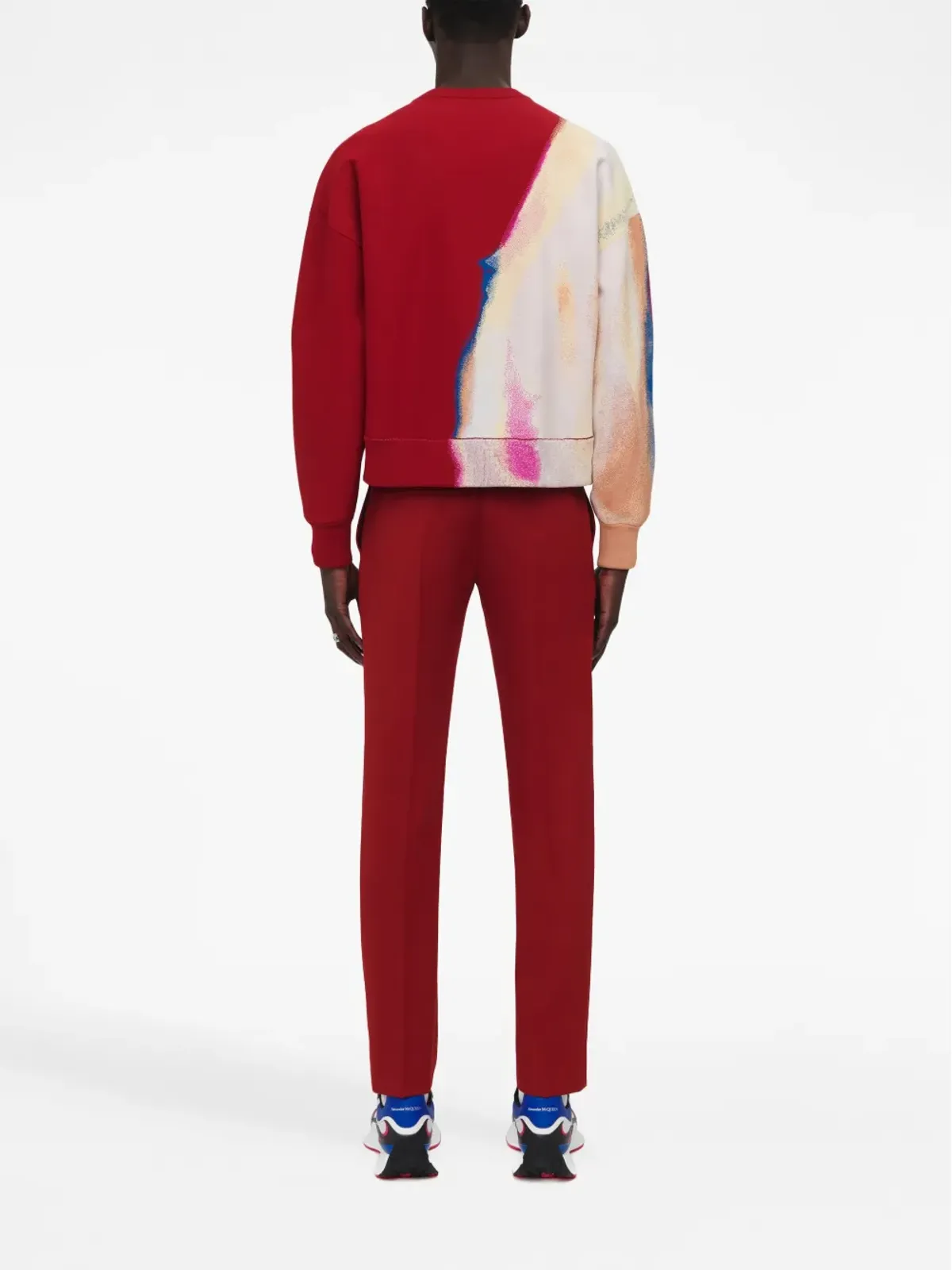 Alexander McQueen ルミナスフラワー ジャカード ジャンパー - レッド - 画像4