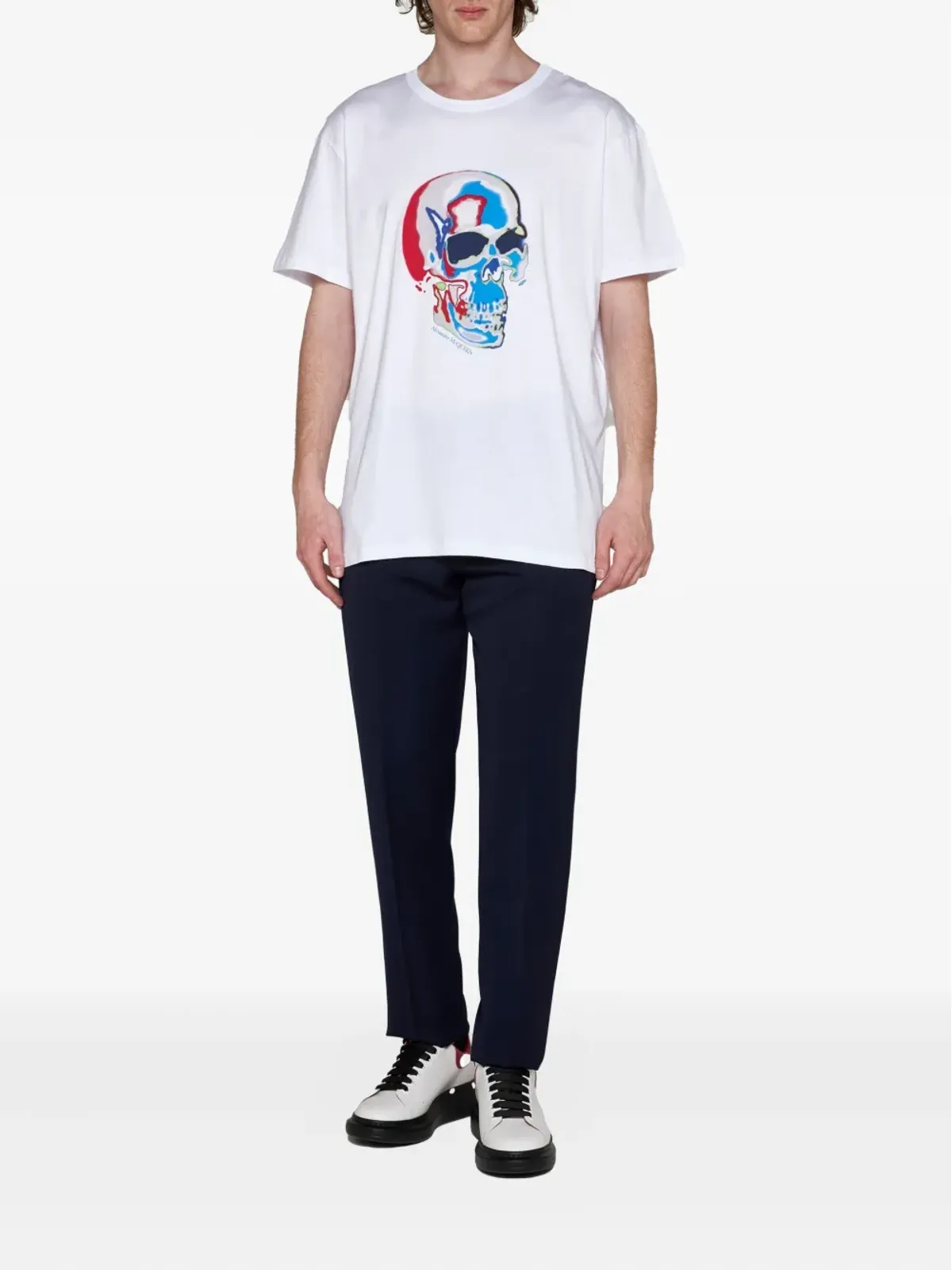Alexander McQueen ソラライズド スカルプリント Tシャツ - 画像2