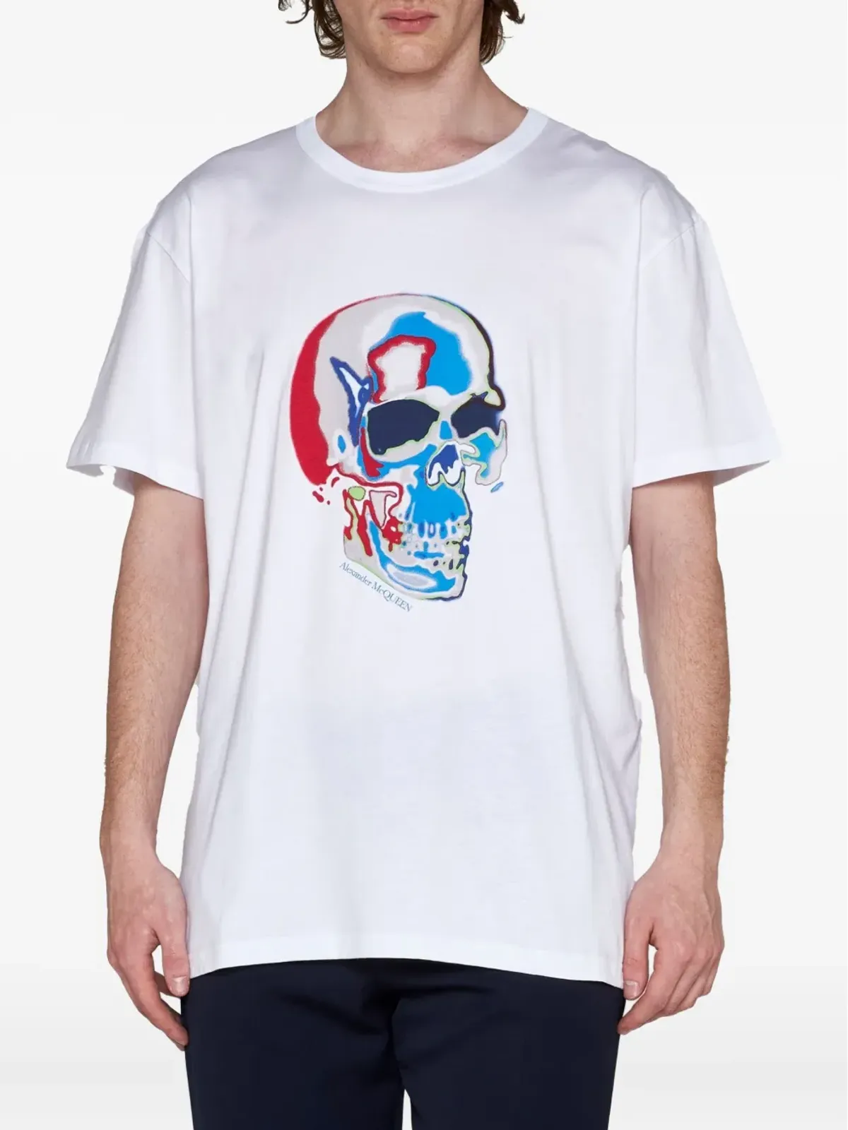 Alexander McQueen ソラライズド スカルプリント Tシャツ - 画像3