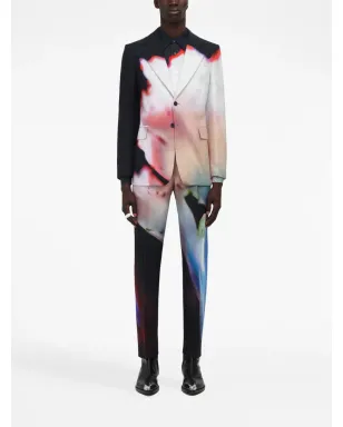 Alexander McQueen ソラライズド・フラワー シングルブレスト ブレザー - サムネイル2