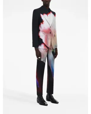 Alexander McQueen ソラライズド・フラワー シングルブレスト ブレザー - サムネイル3