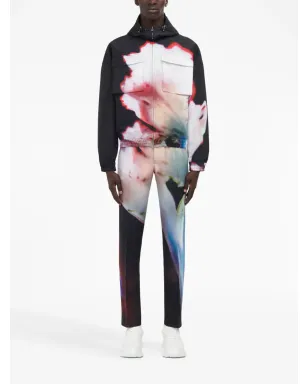 Alexander McQueen ソラライズド・フラワー フード付きジャケット - サムネイル2