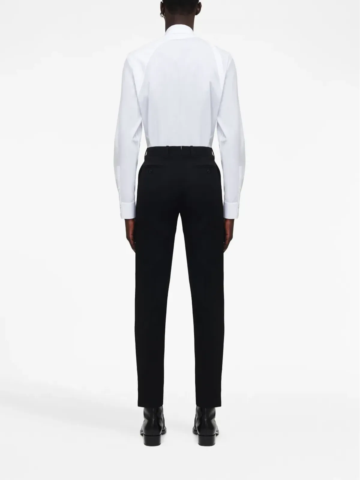 Alexander McQueen tailored tapered trousers - Black - 画像4