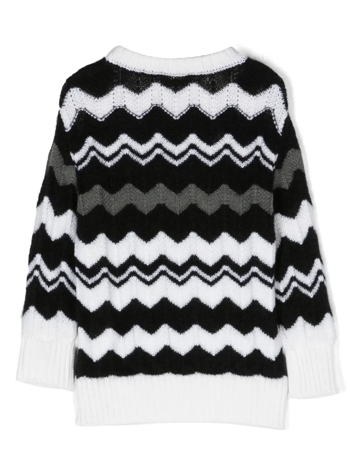 Missoni Kids ジグザグ編みニットジャンパー - 画像2