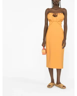 Jacquemus ストラップディテール付きノースリーブドレス - サムネイル2