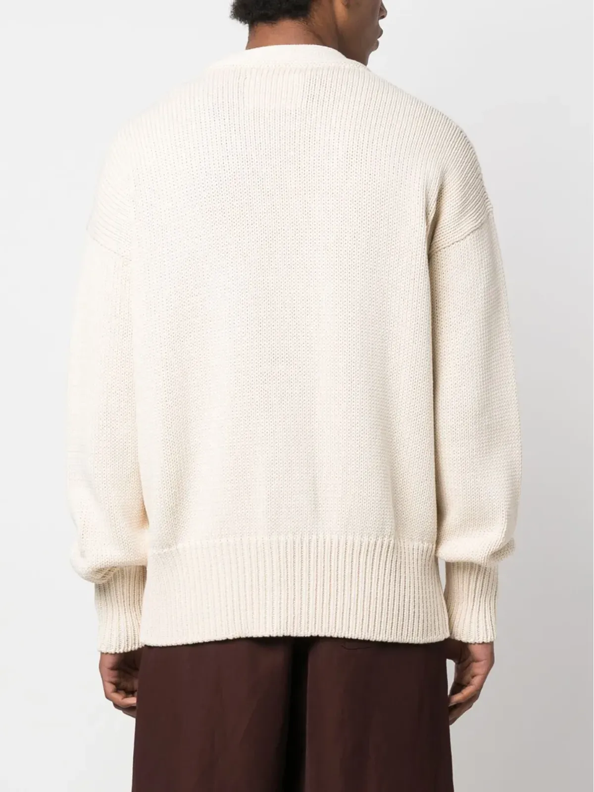 Jil Sander 刺繍ロゴ入りコットンカーディガン - 画像4