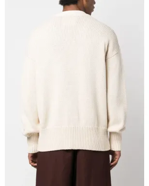 Jil Sander 刺繍ロゴ入りコットンカーディガン - サムネイル4