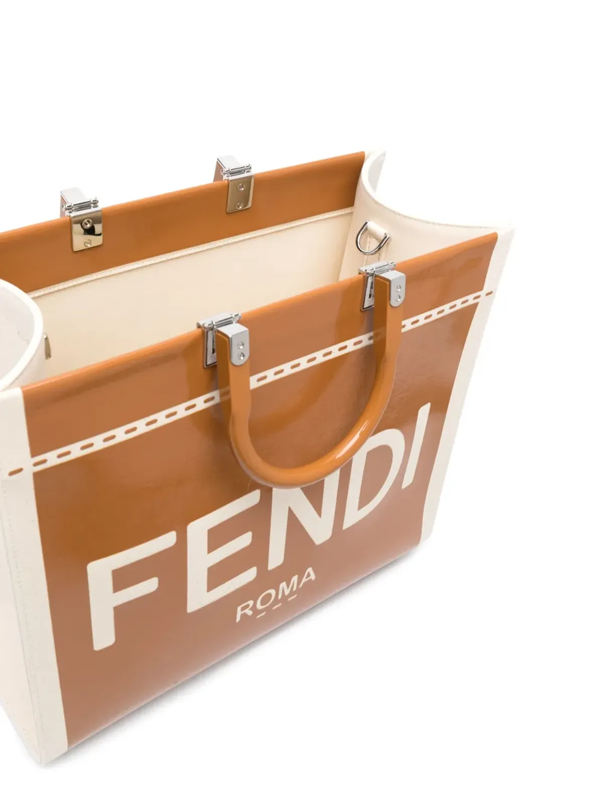 FENDI ロゴプリント トートバッグ - 画像5