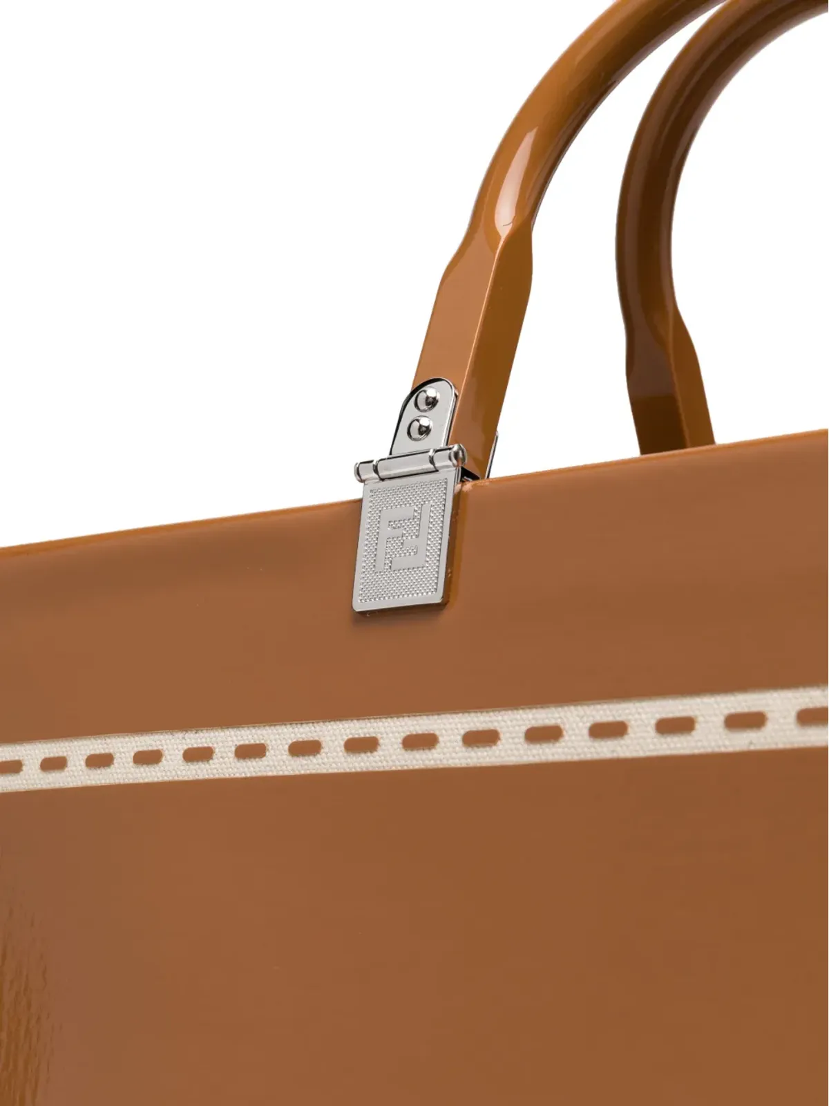 FENDI ロゴプリント トートバッグ - 画像4