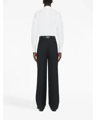Alexander McQueen mid-rise straight-leg trousers - Black - サムネイル4
