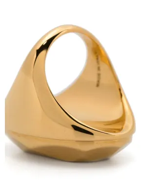 Alexander McQueen ファセットストーン・リング - ゴールド - サムネイル3