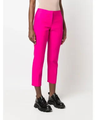 Alexander McQueen cropped straight-leg trousers - サムネイル3