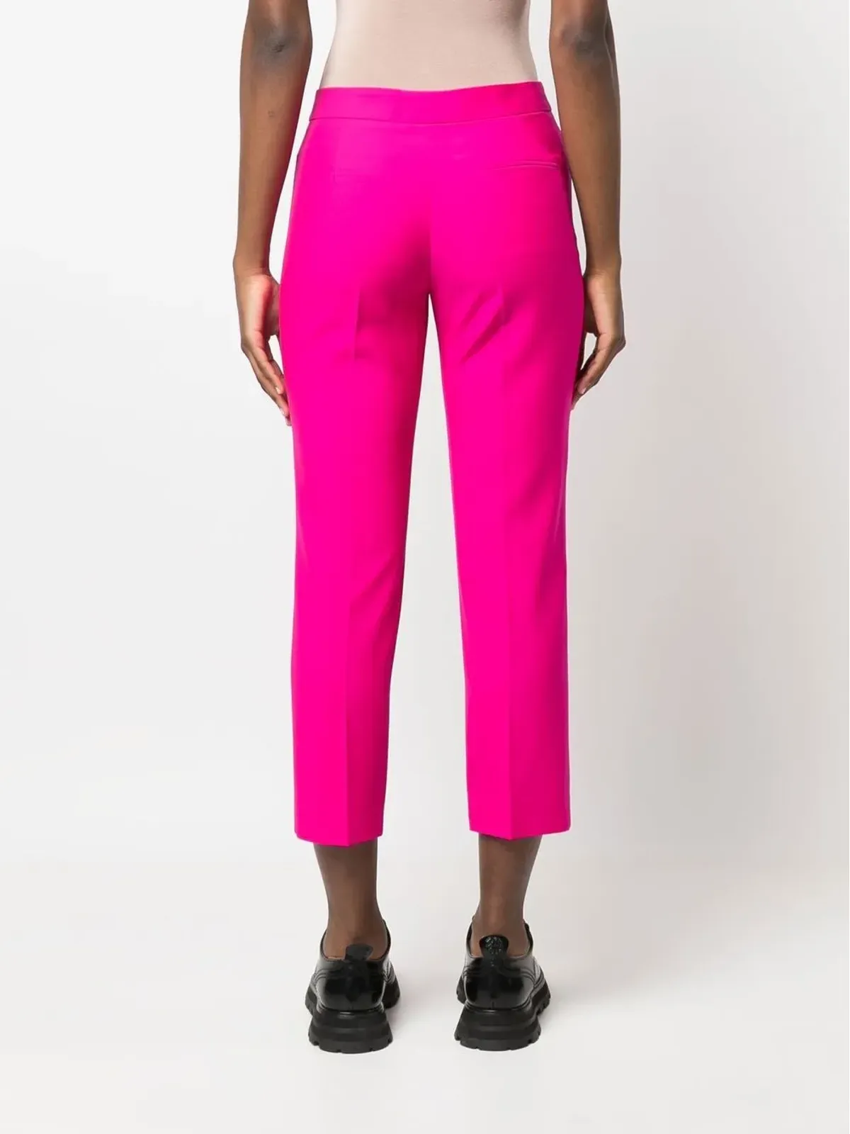 Alexander McQueen cropped straight-leg trousers - 画像4