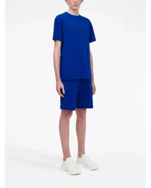 Alexander McQueen エンブロイダード ロゴ トラックショーツ - サムネイル3