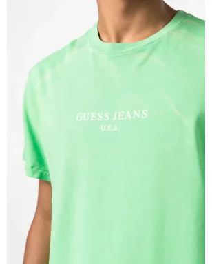 GUESS USA ロゴプリント半袖コットンTシャツ - サムネイル5